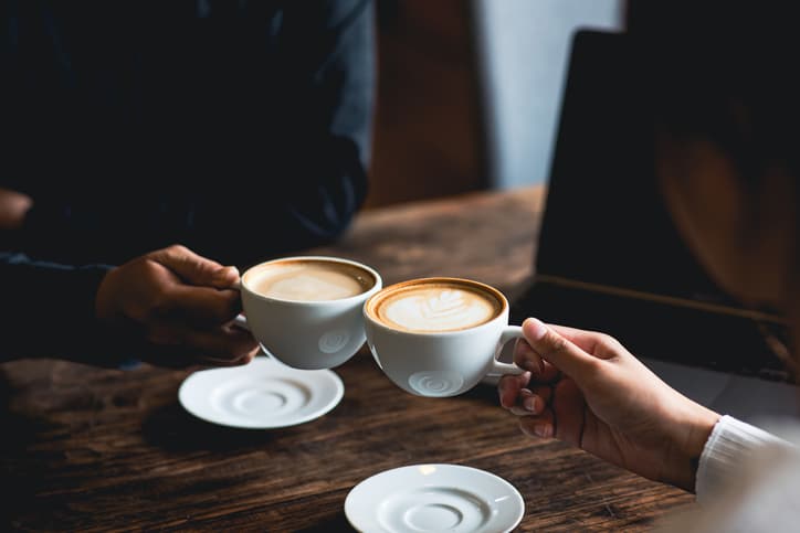 Café trinken in Ravensburg 